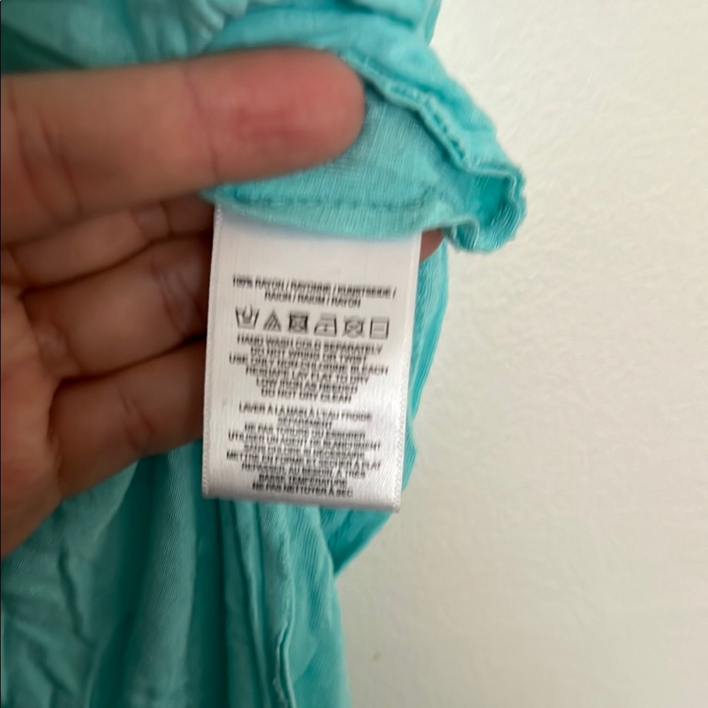 Turquoise Racerback Tank Top - Picture 4 of 4